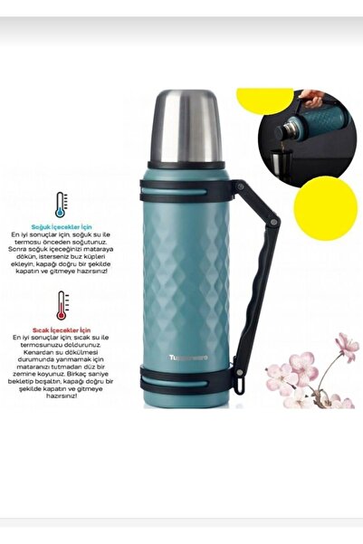 Tupperware Bardaklı Termos 1.2l