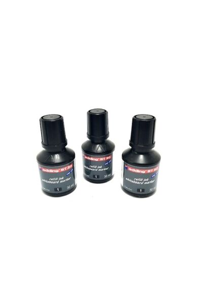 Edding Tahta Kalemi Mürekkebi 3'lü Siyah