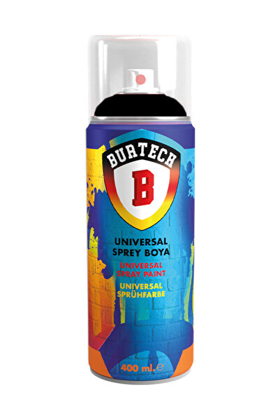 BURTECH Akrilik Tampon Siyah Boya 500 ml