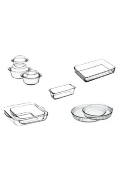 Paşabahçe Borcam 9 Parça Set 088oa 093oa 092oa 091oa 061oa Fma02253 Fma192881...