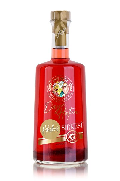 DAYE HATUN Hibiskus Sirkesi / Hibiscus Vinegar (doğal Fermente Canlı Sirke / Naturally Fermented / 500 Ml)