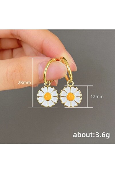 monalisatoka Kadın Papatya Küpe