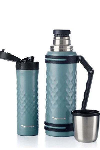 Tupperware Hep Yanımda 430 ml ve Bardaklı 1.2 L Termos Set