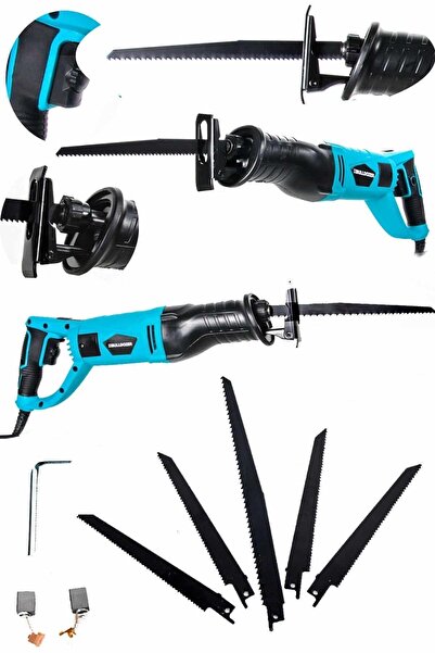 Bulldozer Tilki Kuyruğu Testere Döner Tetik 5 Adet Uç Elektirikli Kemik Ahşap...