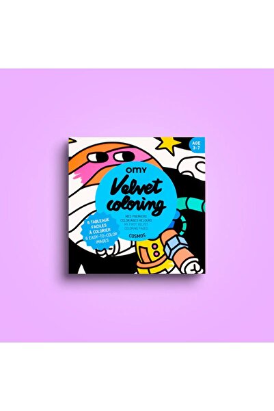 OMY Velvet Coloring Cosmos - Ilk Boyamalarım