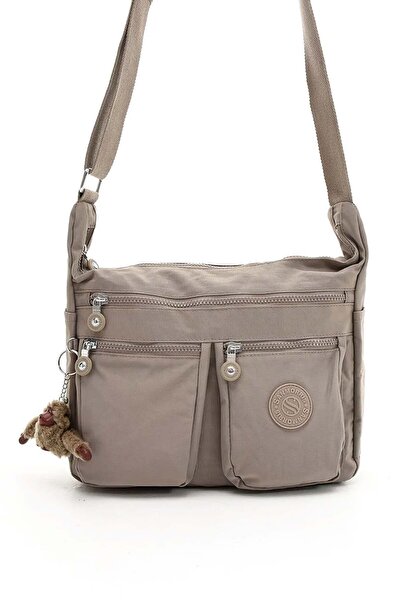 Lifonbag Αδιάβροχη γυναικεία τσάντα ώμου με πολύχρωμο ύφασμα αλεξίπτωτου μεγά...