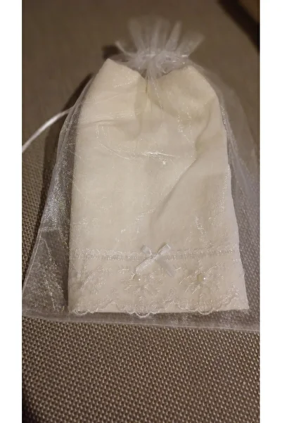 eminentsmell 25*35 cm Tulle Pouch - 12 Pieces Promise Engagement Wedding Mevlüt Henna Circumcision Towel Ornament Pouch Gift