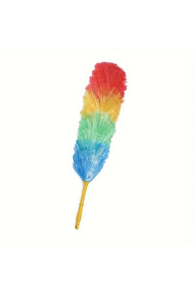 MG HOME 1 Pcs Anti Static Dust Catching - Bendable Tassel Brush, Feather Bristle Collector Car
