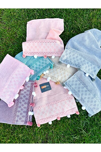 SHUMİNA 12-Piece Baby and Circumcision Gift Kitchen Towels - 30x50 cm