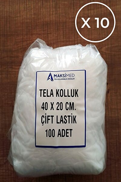 MAKSİMED Tek Kullanımlık Tela Kolluk 1000 Adet