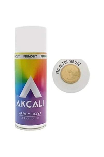 Akçalı 310 Altın Yaldız Sprey Boya 400ml.