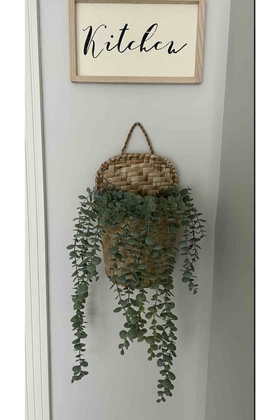 Aura design Στολίδι πόρτας Ψάθινο διακοσμητικό μοντέλο