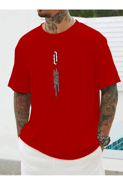 Garalio DIKEY Print Black Oversize T-shirt