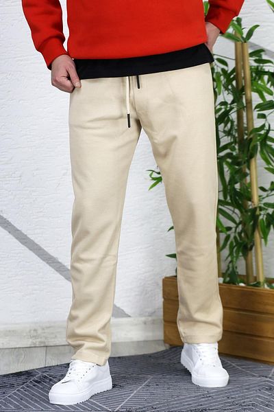 WAFRA Ανδρικό υφασμάτινο παντελόνι Pique Slim Fit