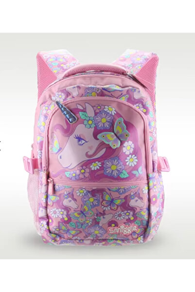 Petityu Smiggle pembe Unicorn ilkokul ortaokul 7-12 yaş sırt çantası kız çocu...