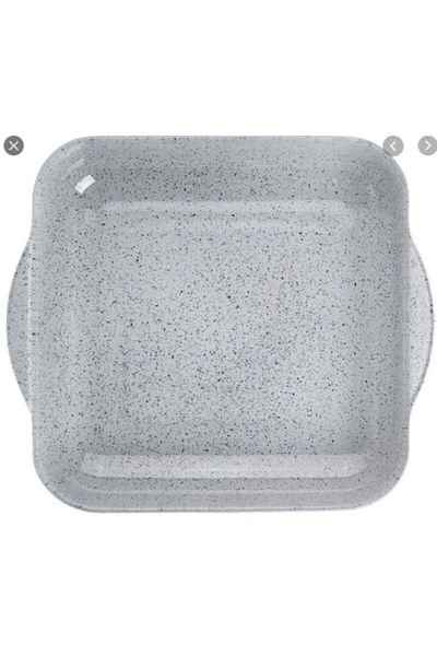 Paşabahçe Borcam White Granite Square Oven Tray