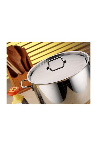 Hascevher Anett 18X10 cm Steel Pot with Lid