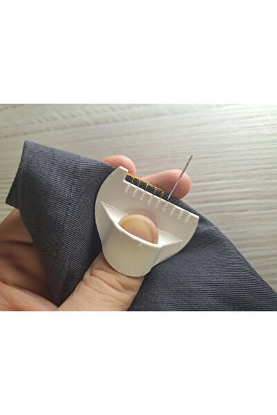 Figürlab 2 Adet El Dikiş Yüzüğü Dikiş Ölçü Aparatı