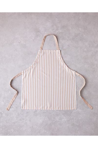 English Home Chef Polyester Kitchen Apron - 65x75 cm Beige