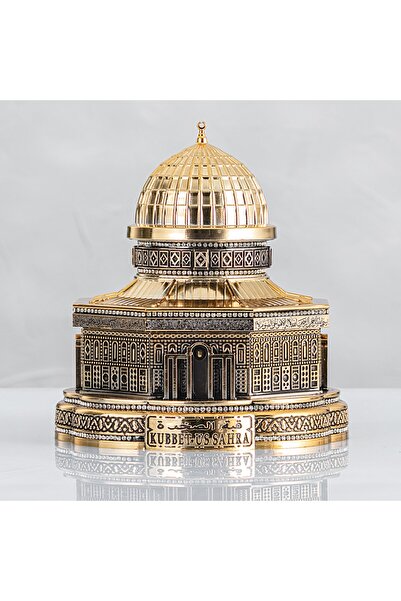 Genel Markalar Ayetli Biblo Kubbetüs Sahra Kuran Kabı Büyük Boy Altın Renk Eb...