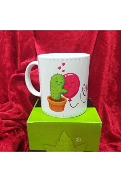 sıradışıhediyem كوب بطبعات الصبار