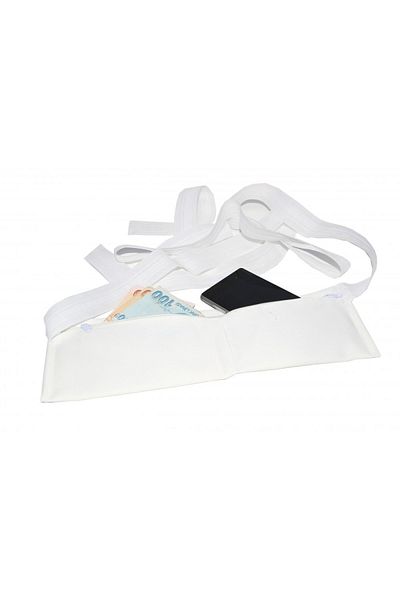 BERAT Belt - Ihram Belt - Cloth Tied - For Hajj And Umrah - White Color - 3 Pieces