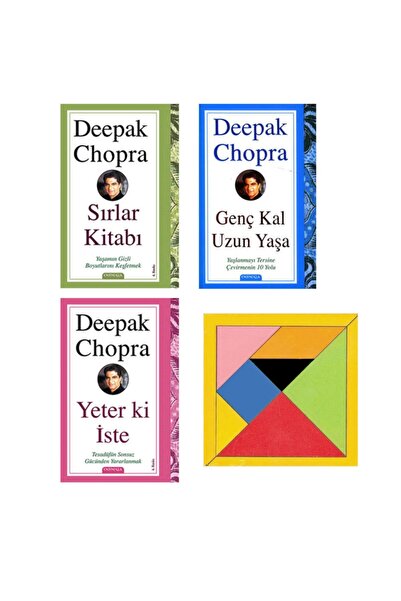Omega Yayınları Deepak Chopra Sırlar Kitabı - Genç Kal Uzun Yaşa – Yeterki Is...