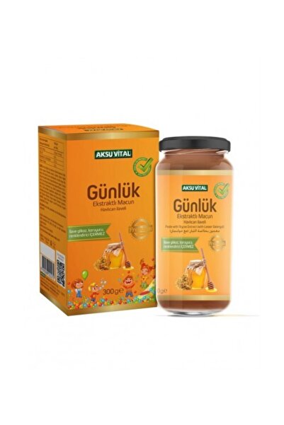Aksu Vital Günlük Ekstraktlı Macun Havlıcan Ilaveli Çocuk Macunu 300gr