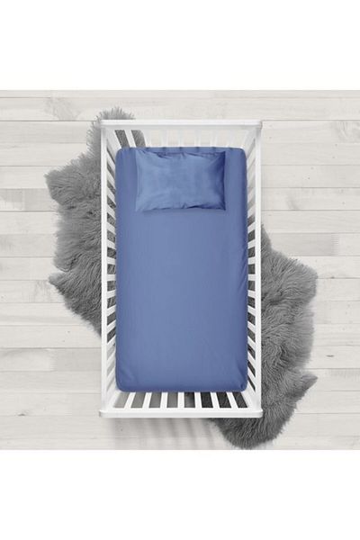 KISAYOL Mothercare - Blue Baby Bed Sheet 70x140