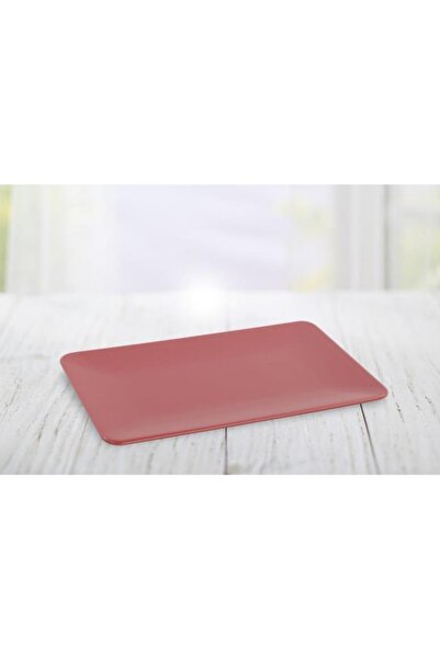 Keramika 31*21 cm Matte Dried Rose Boat Square Sıera - 989 a