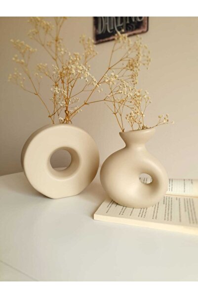 Panoramas Home Seramik Vazo Ikili Set