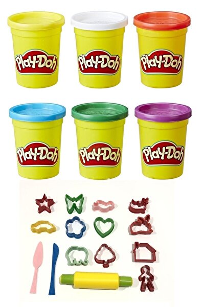 Play Doh Oyun Hamuru 6 ' lı Ve Oyun Hamuru Kalıbı Seti  15 Parça