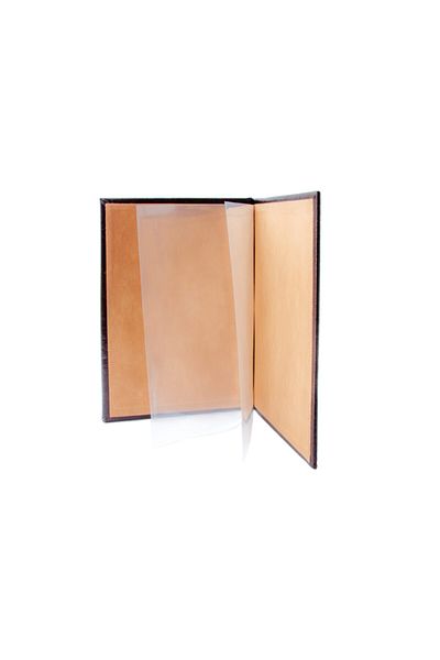 SRN A/5 2 Leaf (PVC) Faux Leather Menu Container