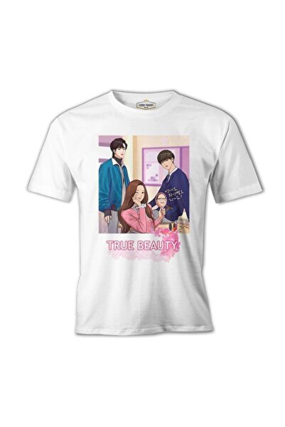 Lord T-Shirt True Beauty - Ayna Beyaz Erkek Tshirt