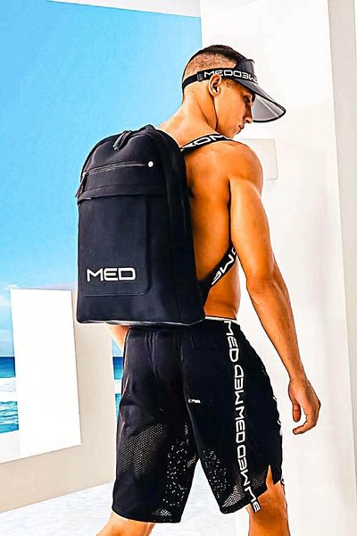 MED Men's Long Swimsuit Shorts
