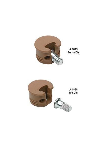 Ayder Gömme Raf Pimi Sunta Diş Krem (18 Mm Sunta)