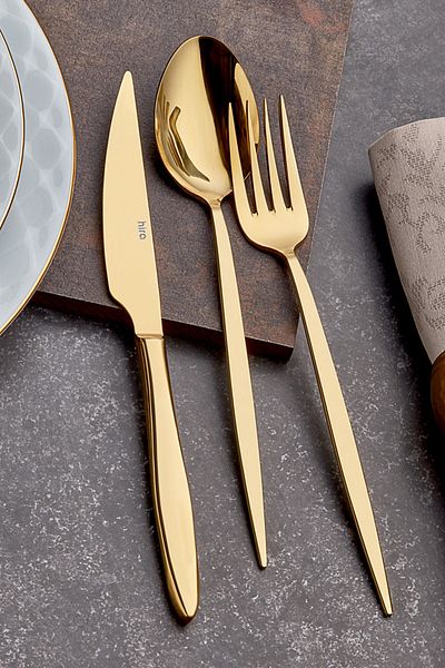 Hira Emotion Istanbul Titanium 36 Piece Spoon Cutlery Set