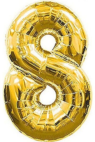 Firsat Ayi بالون أوبرتيونيتي بير 8 أرقام من رقائق الفويل باللون الذهبي 40 بوصة