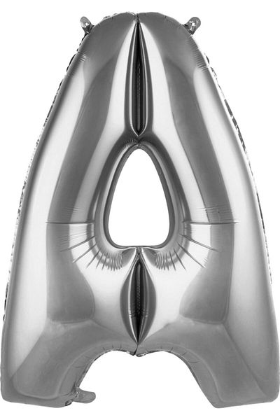 ikm balon Opportunity Bear Balloon A Letter 76 Cm Silver Foil Balloon 34 Inc
