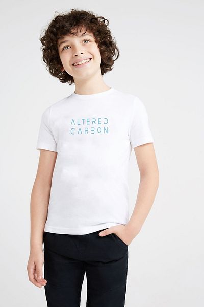 QIVI Tricou alb pentru copii