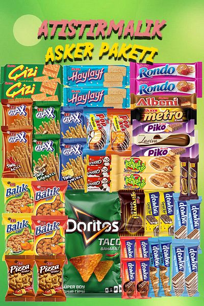 Ülker Snack Soldier Pack 45 Pieces Chocolate Biscuit Pack