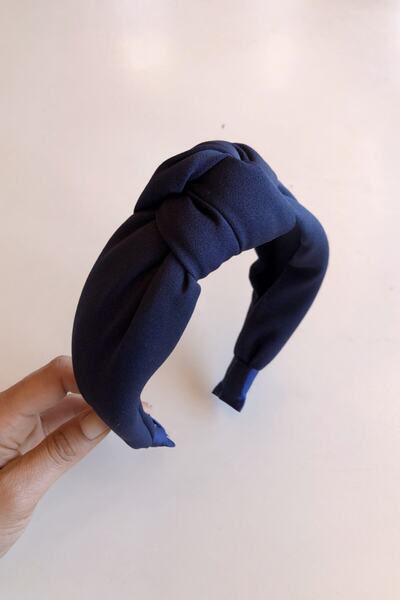 who knows ¿ ¿ Lacivert Burgu Taç Kadın Saç Aksesuarı