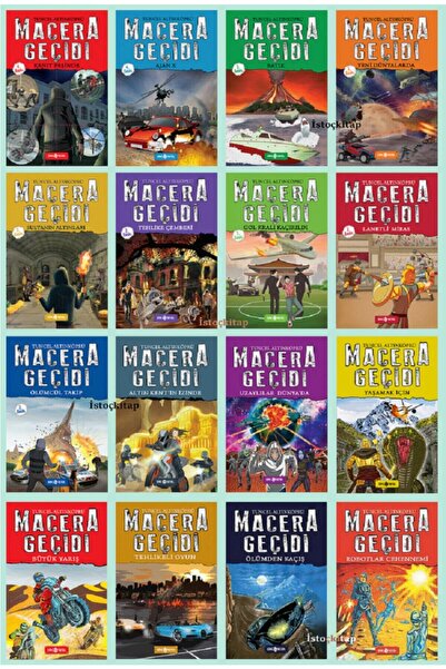 Genç Hayat Macera Geçidi 16 Kitap Seti - Tuncel Altınköprü