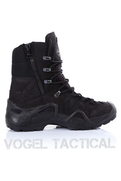 Vogel M1491 Μαύρες μπότες Tactical Zipper No: 42