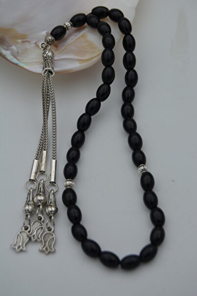 Stoneage Arpa Oniks Taşlı Tespih Tesbih