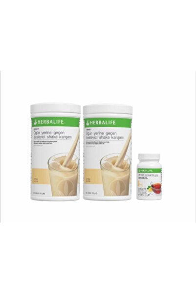Herbalife 2 Adet Vanilya Aromalı Shake+50gr Limon Aromalı Çay