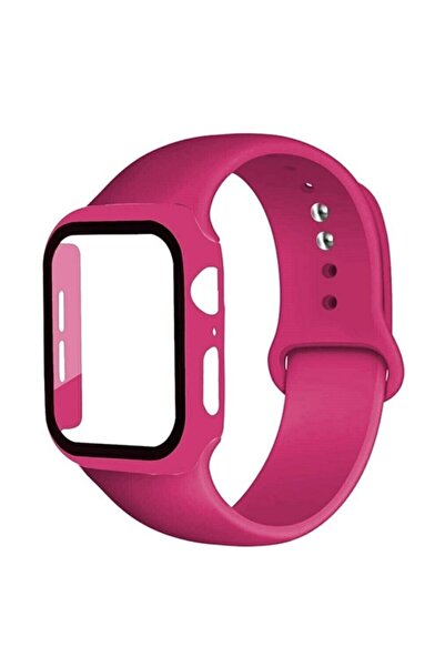 Ally Mobile Ally Apple Watch 4-5-6 44mm Silikon Kordon Kayış Ve Ekran Koruyuc...