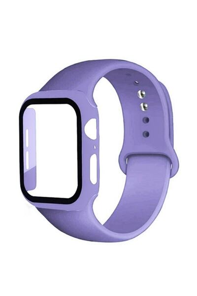 Ally Mobile Ally Apple Watch 4-5-6 44mm Silikon Kordon Kayış Ve Ekran Koruyuc...