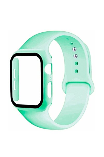 Ally Mobile Ally Apple Watch 4-5-6 44mm Silikon Kordon Kayış Ve Ekran Koruyuc...