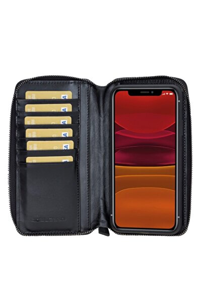 Bouletta Mw Pouch Deri Telefon Kılıfı Iphone 11 Pro Max Rst1 Siyah Rfıd